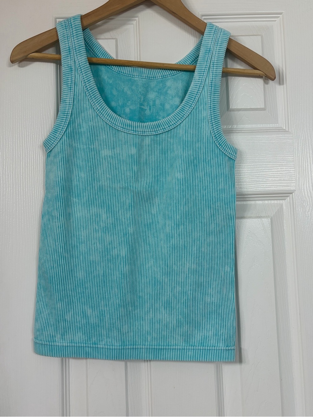 Zenana Women's Aqua Ribbed Tank Top